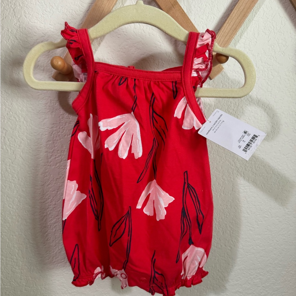Carter's Red and Pink Floral Camisole